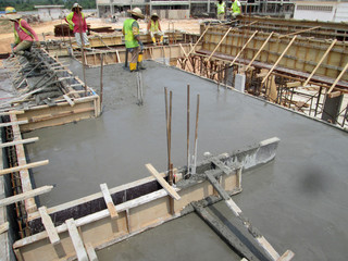 Wet concrete is allowed to harden in wooden form work as the mold. Timber form work will be...