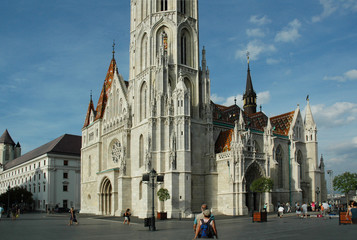 Eglise Matthias à Budapest, capitale de la Hongrie.