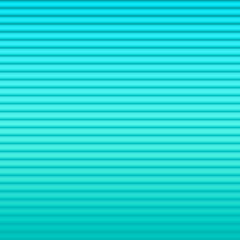 Obraz premium Vibrant turquoise blue colored horizontal striped 3d lines simple background.