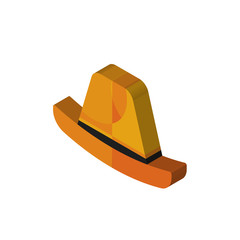 Hat isometric right top view 3D icon
