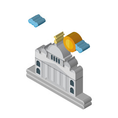 Vaticano isometric right top view 3D icon