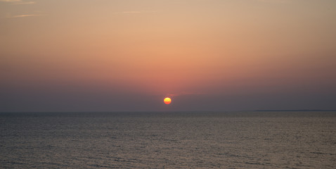 Coucher de soleil Esnandes Charente Maritime France