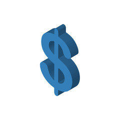 Obraz premium Bermuda currency isometric right top view 3D icon