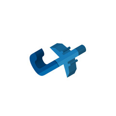 pilot flying j isometric right top view 3D icon