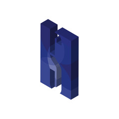 rs isometric right top view 3D icon