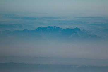 Mountains of Egypt, taken off the window of the plane