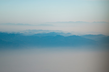 Obraz premium Mountains of Egypt, taken off the window of the plane