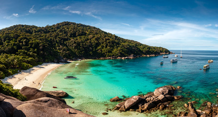 Beautiful tropical beach and island of Koh Similan, Thailand