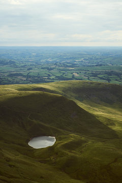 Sunlit hills