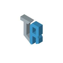 TR isometric right top view 3D icon