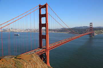 Golden Gate Bridge from Battery Spencer - San Francisco, California