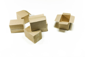 Boxes on a white background.