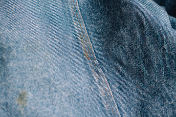 Fine Detail Of Denim