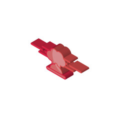catering isometric right top view 3D icon