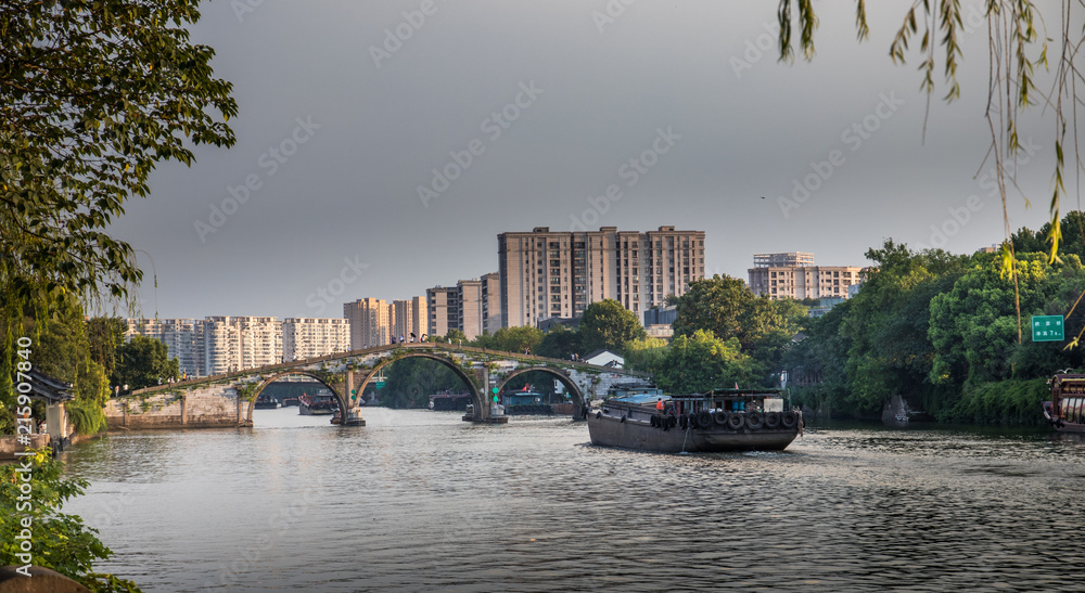 Poster Scenery of the Hangzhou section of the Beijing-Hangzhou Grand Canal