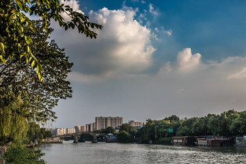 Scenery of the Hangzhou section of the Beijing-Hangzhou Grand Canal