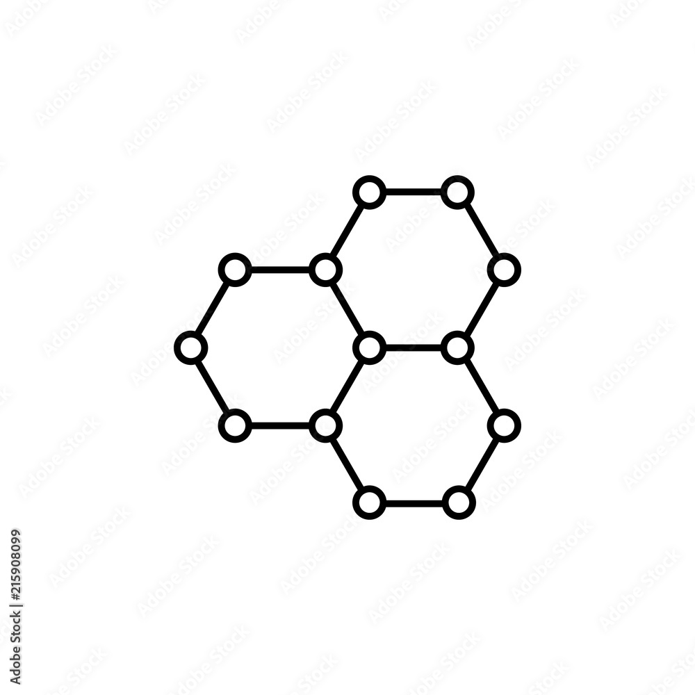 Poster cells icon. element of intelligence icon for mobile concept and web apps. thin line cells icon can b