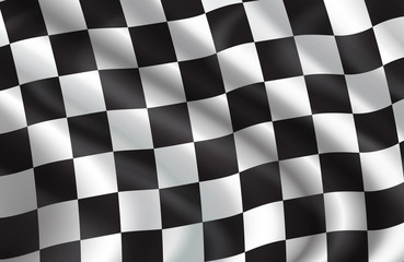Vector background of checkered flag pattern