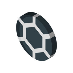 Ball isometric right top view 3D icon