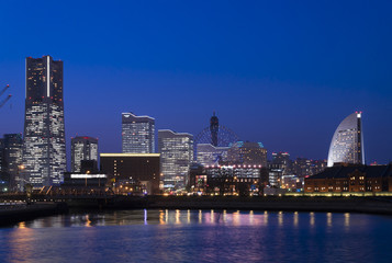 横浜夜景　みなとみらい