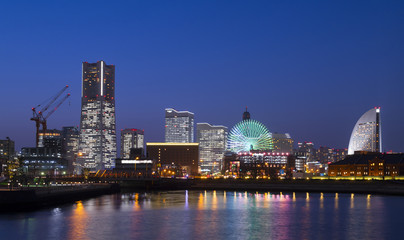 横浜夜景　みなとみらい