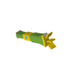 Vuvuzela isometric right top view 3D icon