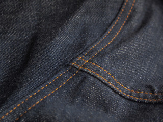 Fototapeta premium The Denim Fabric