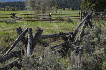Fototapeta premium Mountain Country Near the Grand Tetons