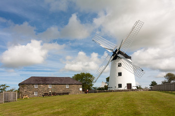 Fototapeta na wymiar Llynon mill and farm, Llandeusant, Anglesey, Wales, United Kingdom