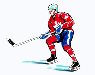 Ice hockey player