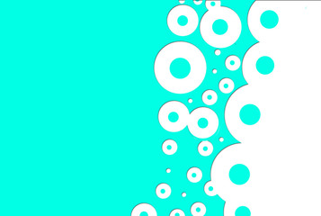  Blue background with circles