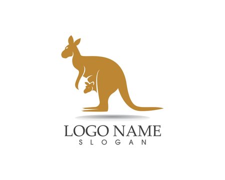 kangaroo logo design