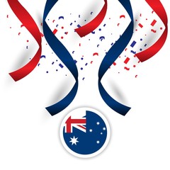 Happy Australia Independent Day Vector Template Design Illustration