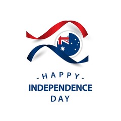 Happy Australia Independent Day Vector Template Design Illustration