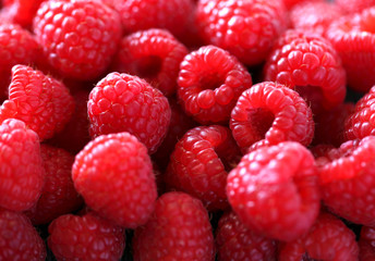 Raspberry set as background