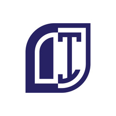 OI initial letter emblem logo negative space