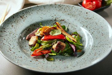 Appetizing salad lunch