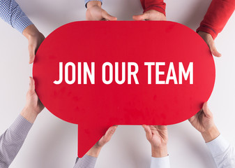Group of People Message Talking Communication JOIN OUR TEAM Concept