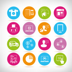 marketing and advertising icons