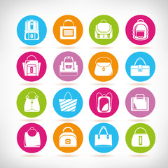 fashion bag icons