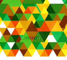 Multicolored triangles abstract background, mosaic tiles concept