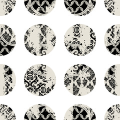 Template seamless geometric abstract pattern.