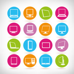 computer icons, electronic device icons