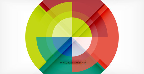 Obraz premium Wektorowy okręgu abstrakta tło