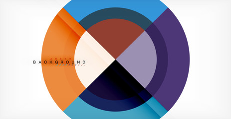 Obraz premium Vector circle abstract background