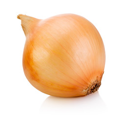 Onion bulb isolated on white background