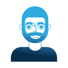 portrait happy old man grandfather