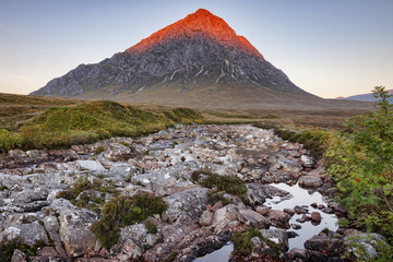 First Light on Buachaille Etive Mor © Colin & Linda McKie