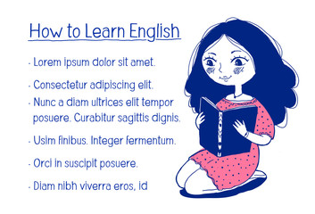 Beautiful vector card