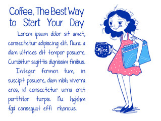 Beautiful vector card